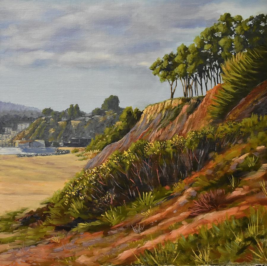 Monterey Bay Painting by Elisa Arancibia