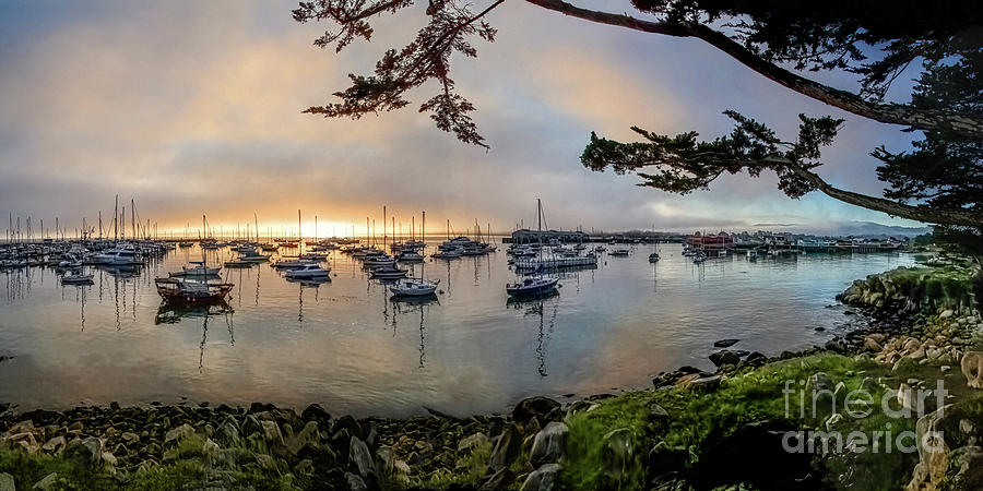 Monterey Bay Panoramic, California Coast Photograph by Don Schimmel