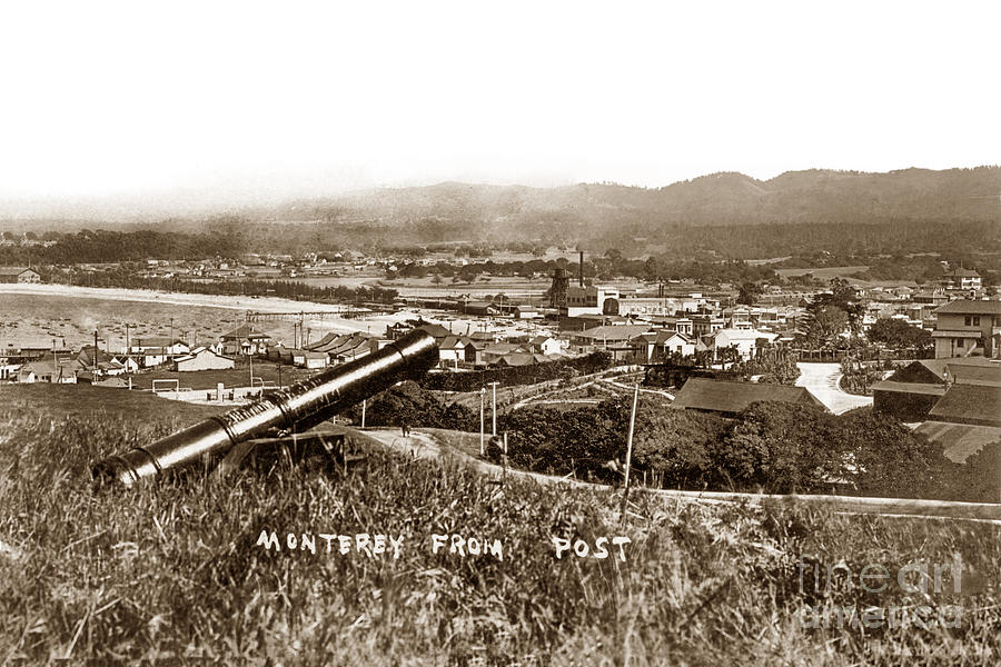 Monterey Photograph - Monterey from the Post Circa 1915 by Monterey County Historical Society