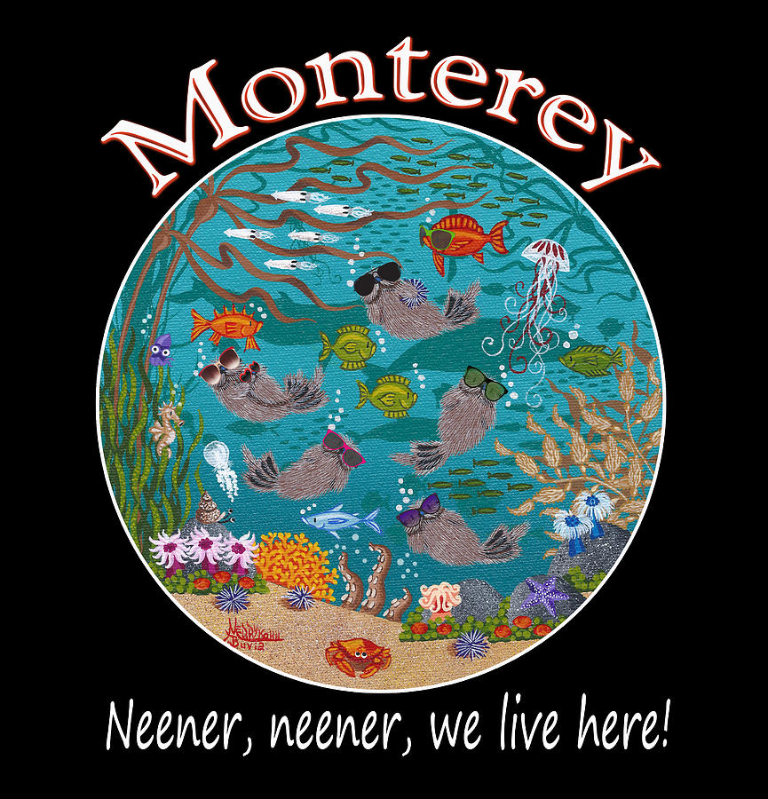 Monterey Neener 3 Painting by Merry Kohn Buvia