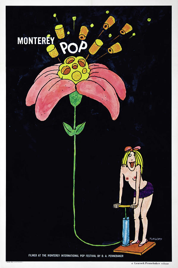 Monterey Pop, 1968 Mixed Media by Movie World Posters