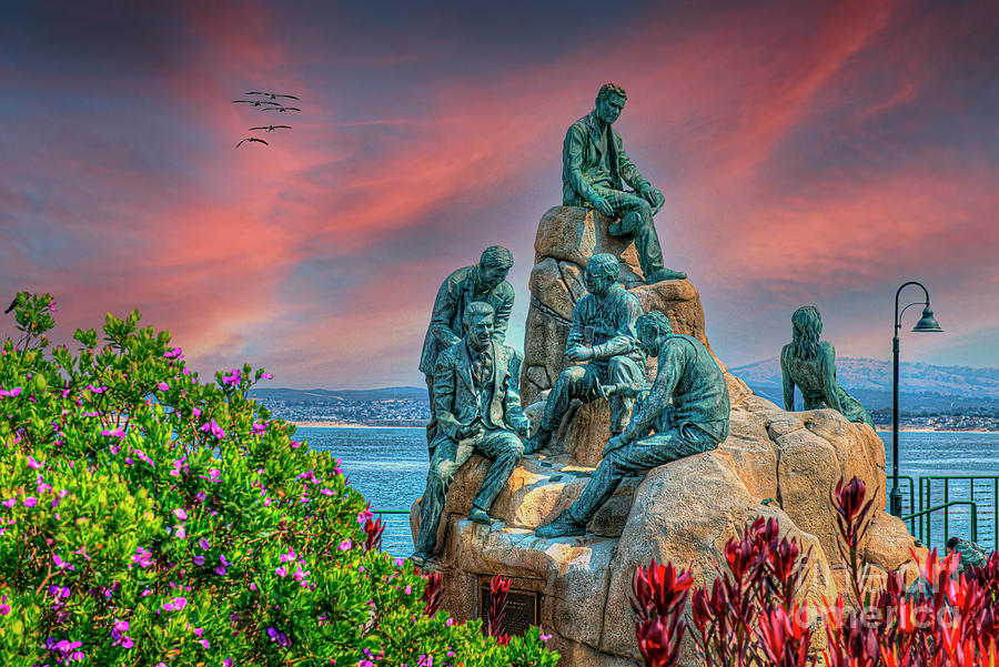 Monterey Steinbeck Monument Photograph
