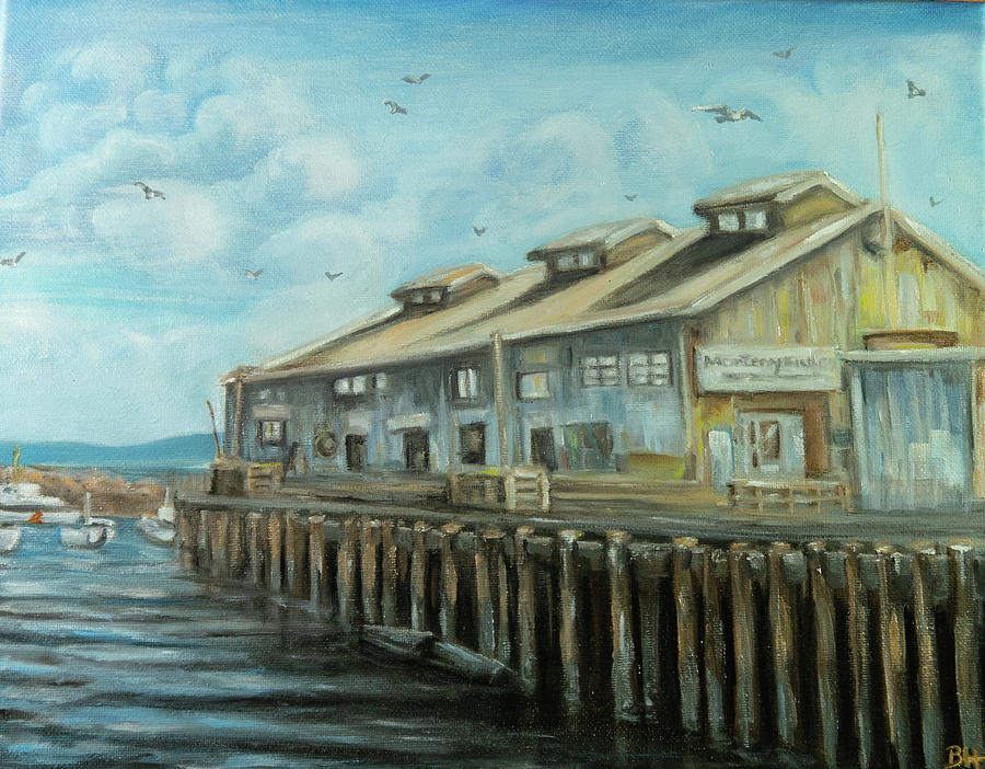 Monterey Wharf Painting