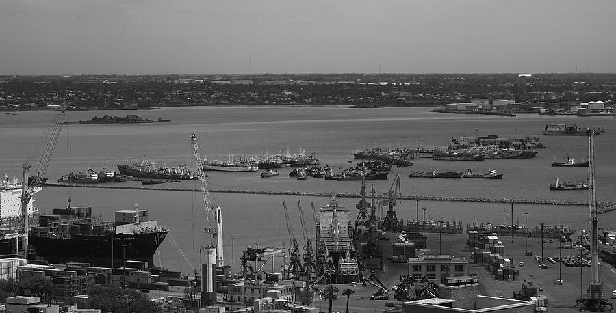 Montevideo Harbor Study 1 Photograph by Richard Reeve