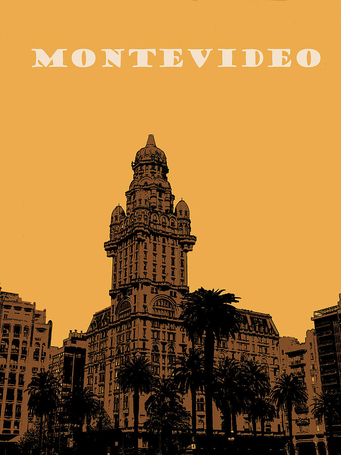 Montevideo - Palacio Salvo 1 Mixed Media by Richard Reeve