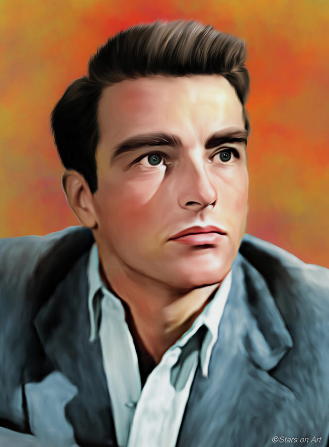 Montgomery Clift illustration Digital Art by Movie World Posters