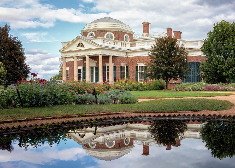 Monticello - Thomas Jeffersons Home Photograph by Susan Rissi Tregoning