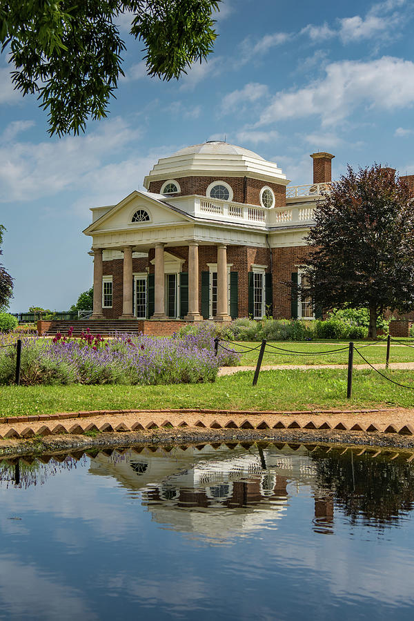 Monticello Water Reflection Photograph by Anthony George Visuals - Fine ...