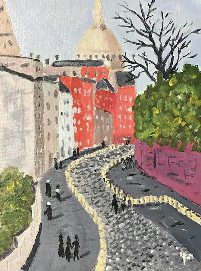 Montmartre 7 Painting by John Macarthur