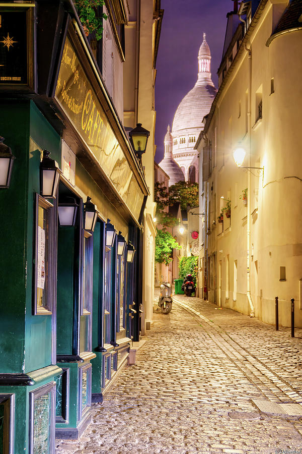 Montmartre at Night 02 Photograph by Weston Westmoreland