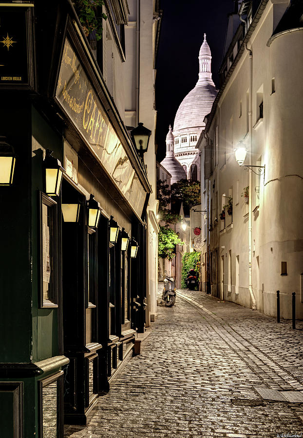 Montmartre at Night Photograph by Weston Westmoreland