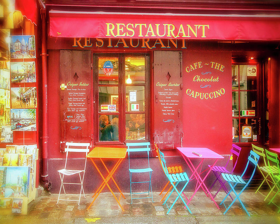 Montmartre Cafe Photograph by Gigi Ebert