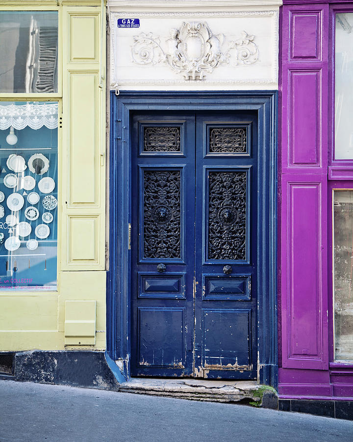Montmartre Colors - Paris Doors Photograph by Melanie Alexandra Price