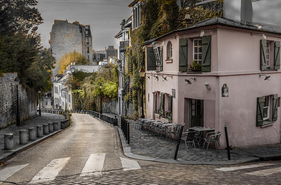 Montmartre desaturated Photograph by Jean Surprenant