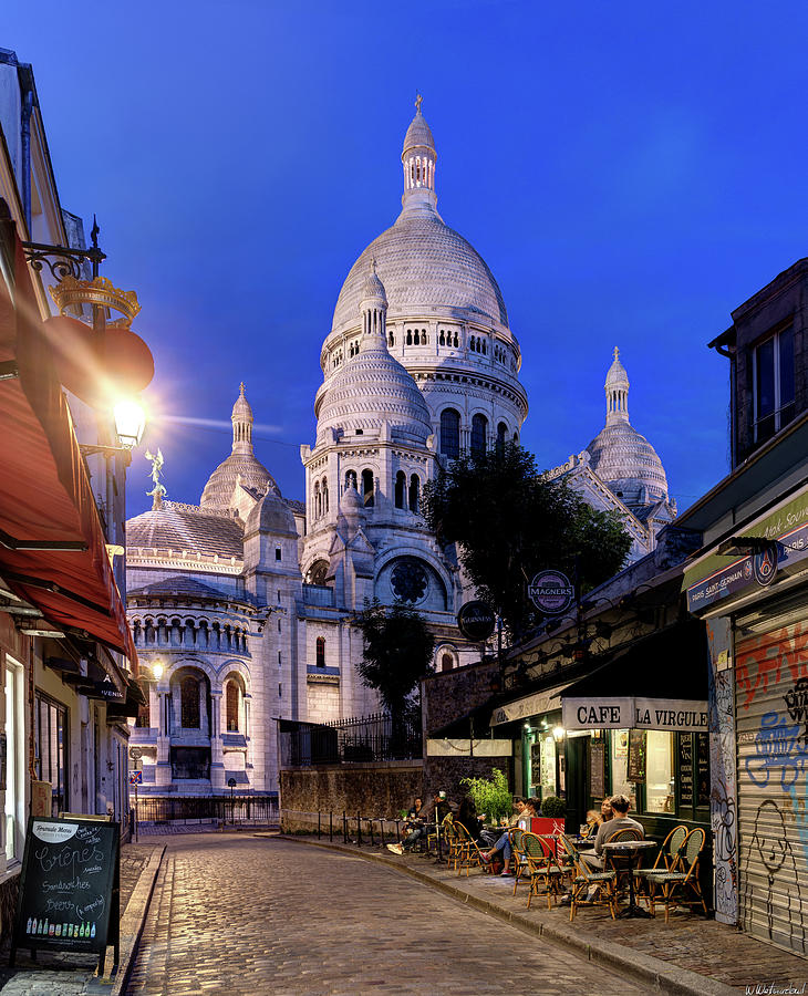 Montmartre in the Twilight Photograph by Weston Westmoreland