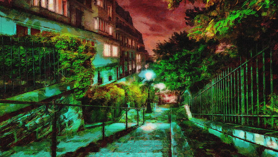 Montmartre Digital Art by Jerzy Czyz