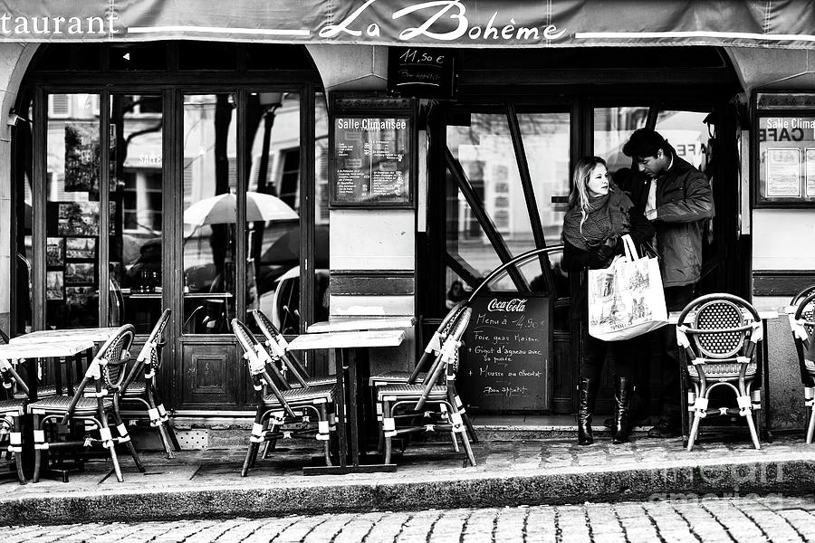 Montmartre La Boheme in Paris Photograph by John Rizzuto