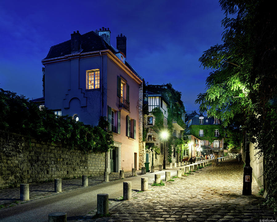 Montmartre Street at Dusk Photograph by Weston Westmoreland