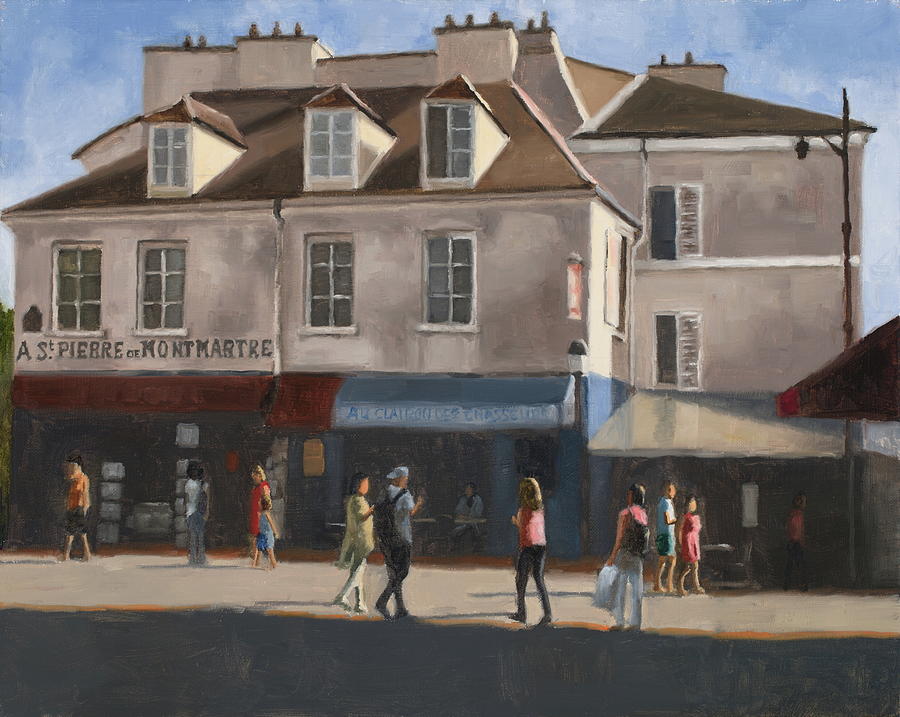 Montmartre Summer Painting by Tate Hamilton