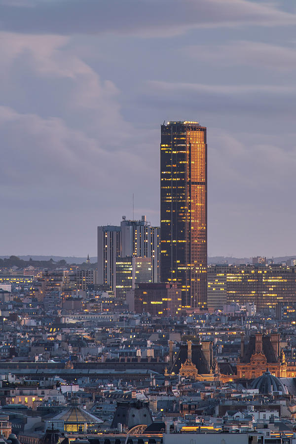 Montparnasse Tower, Paris Photograph By Adrian Hendroff - Fine Art America