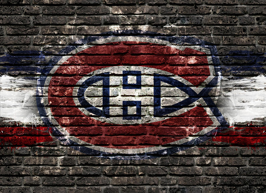 Montreal Canadiens NHL Team Wall Digital Art by SportsPop Art