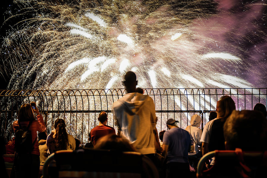 Montreal Fireworks Competition Photograph by Malcolm Klimowicz Fine