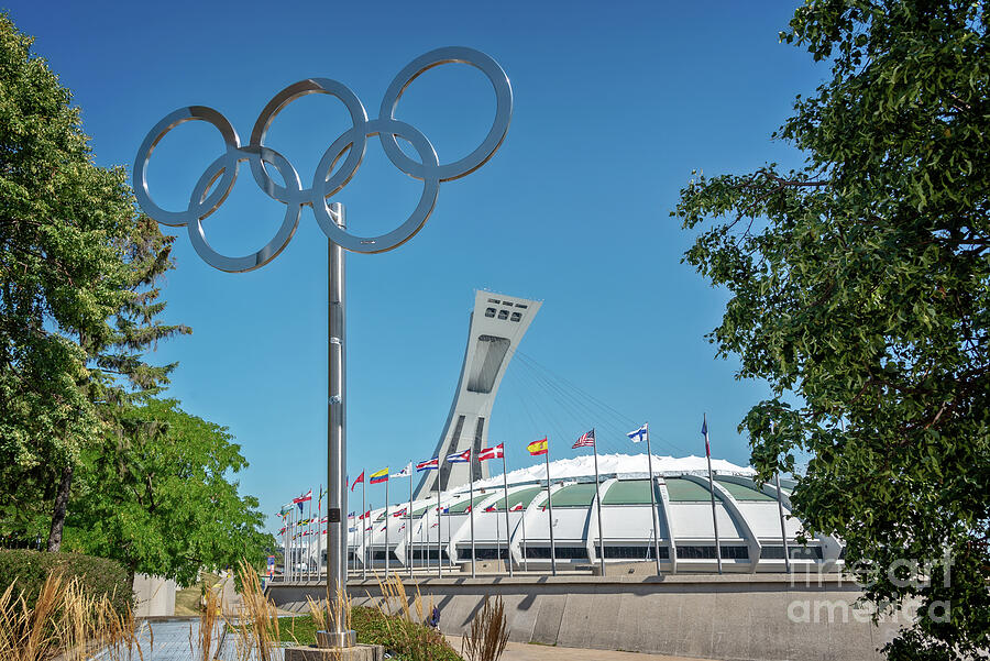 Montreal olympic stadium Photograph by Delphimages Photo Creations