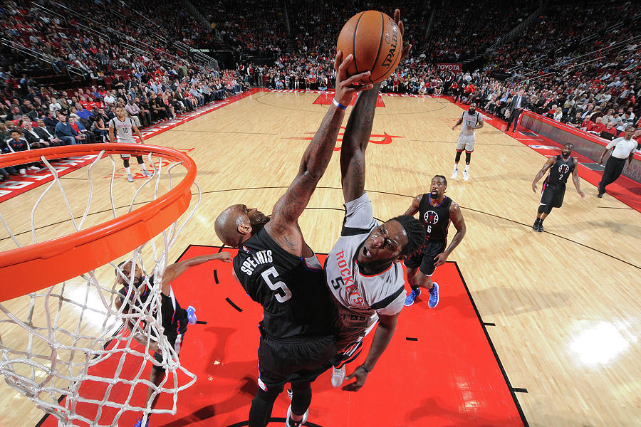 Montrezl Harrell and Marreese Speights Photograph by Bill Baptist