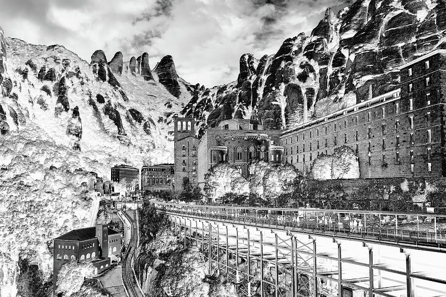 Montserrat Monastery and its natural park - Catalonia Photograph by Jordi Carrio Jamila