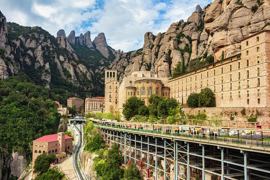 Montserrat Monastery and its natural park Photograph by Jordi Carrio ...