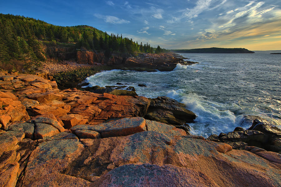 Monument Cove In Early Morning Light Photograph by Stephen Vecchiotti
