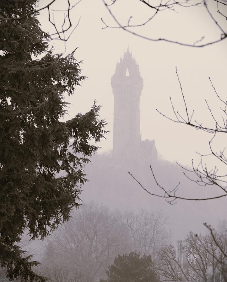 Wallace Monument Photograph - Monument in the Mist by Nigel McBain