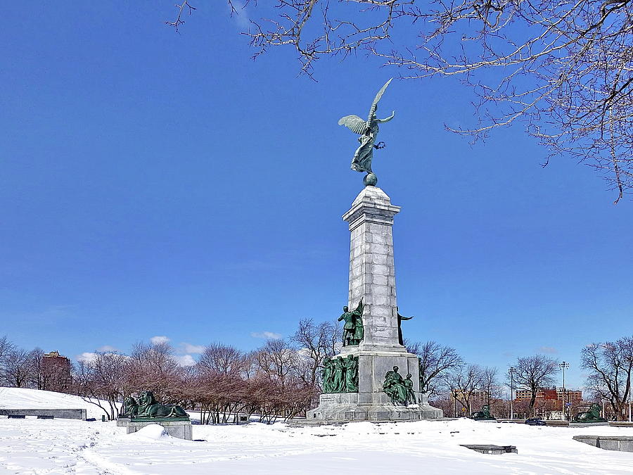 Monument to Sir George-Etienne Cartier, Montreal, Canada Photograph by Lyuba Filatova