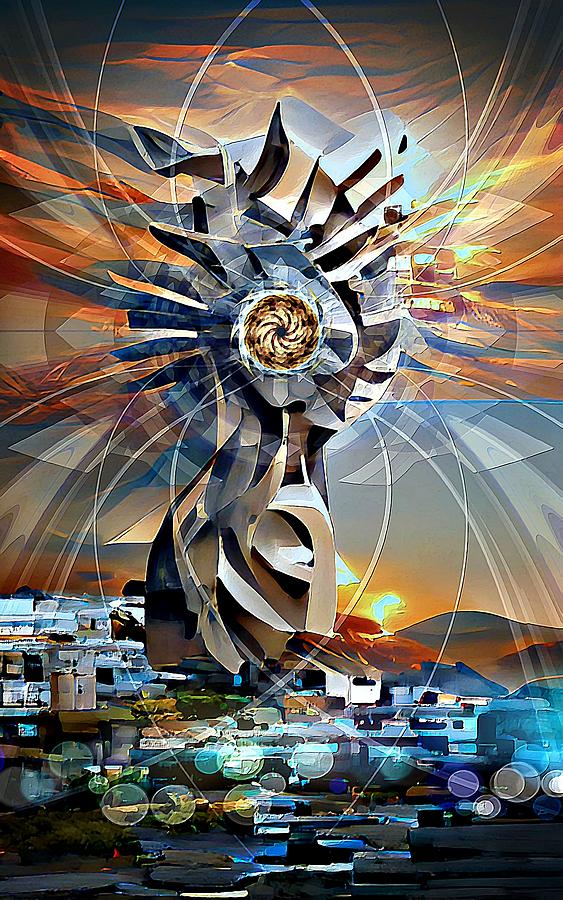 Monument To The Sun Digital Art by David Manlove
