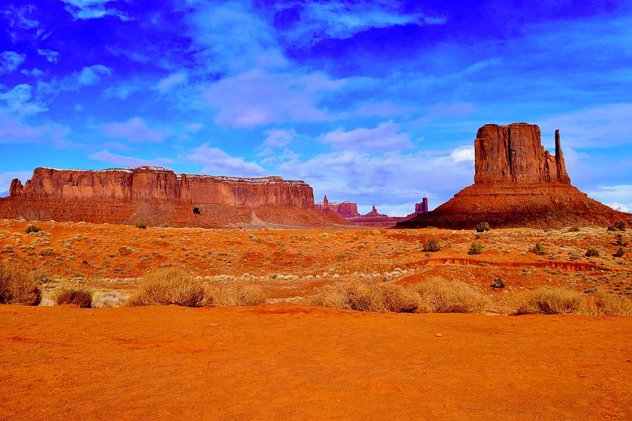 West Mitten-Elephant Butte,Monument Valley Photograph by Bnte Creations