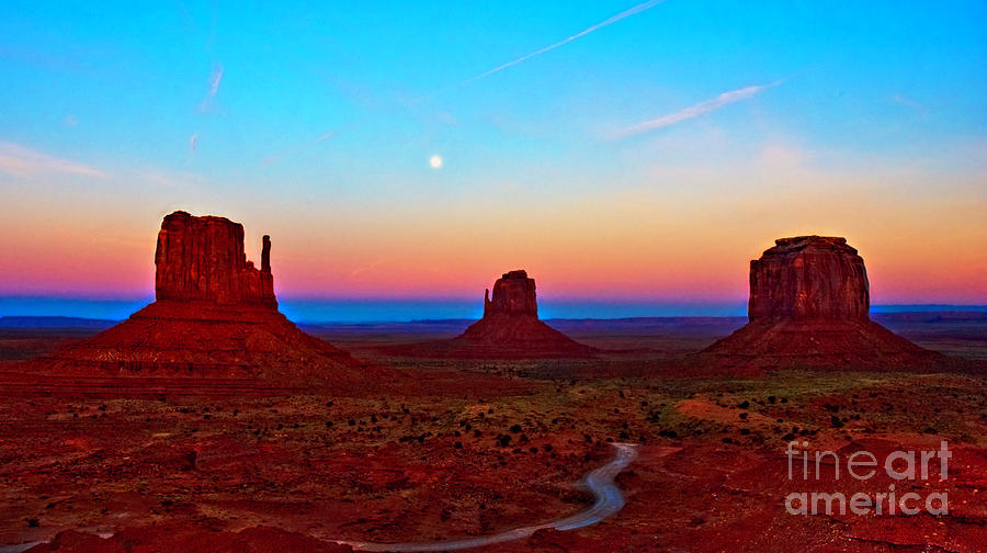 Monument Valley at Sunset Photograph by Mae Wertz
