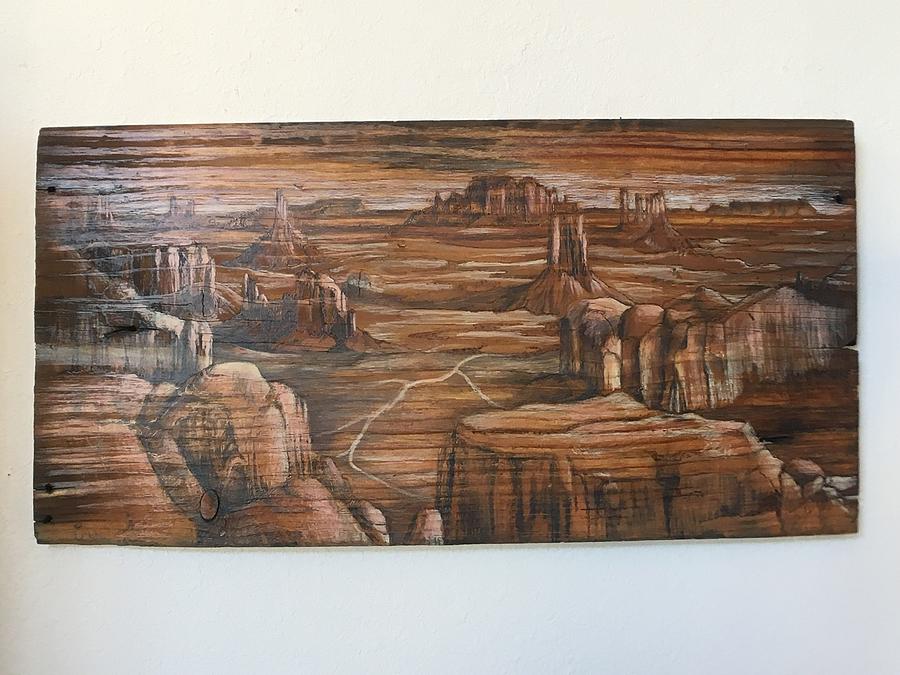 Monument Valley Mixed Media by Barbara Prestridge