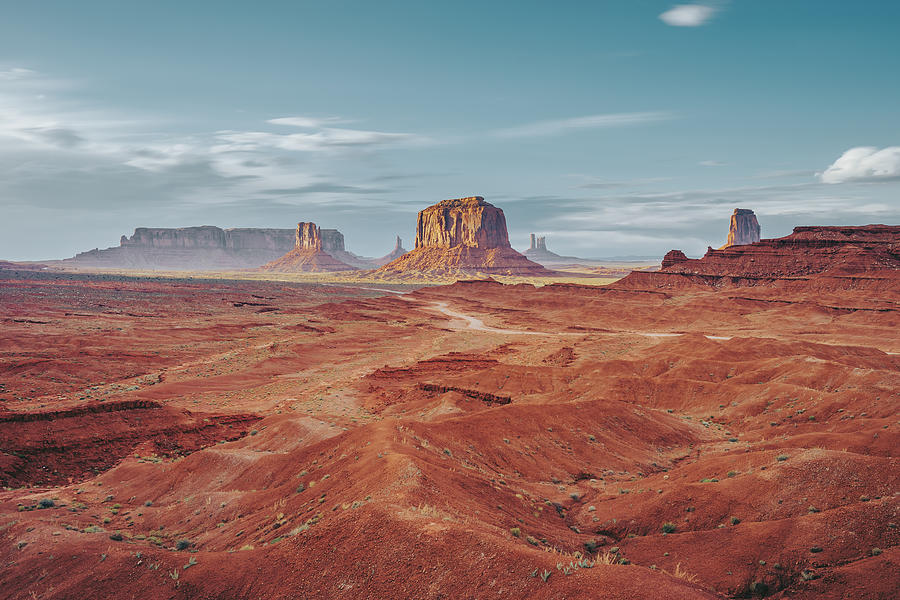 Monument Valley during a sunny day Photograph by FilippoBacci