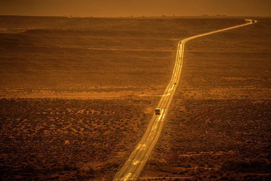 Monument Valley Highway Photograph by Alan Copson