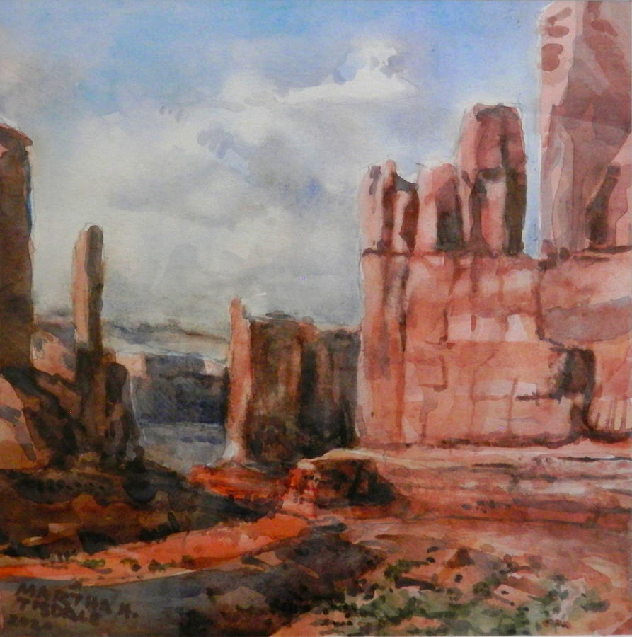 Monument Valley Painting by Martha Tisdale