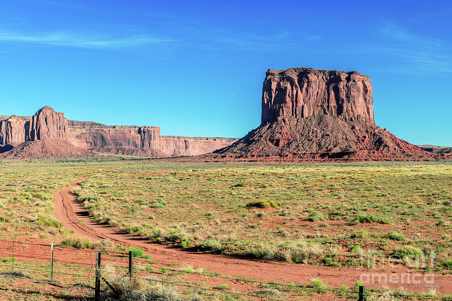 Monument Valley Mitchell and Gray Whiskers Butte Photograph by Aloha Art