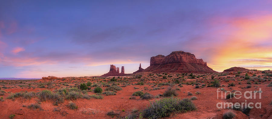Monument Valley Navajo Park Sunset Photograph