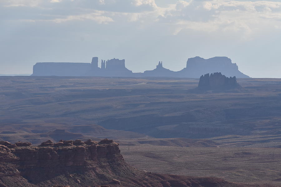 Monument Valley on the Horizon Photograph by Ben Foster