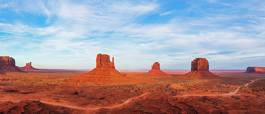 Monument Valley Pano Photograph by Patrick Campbell