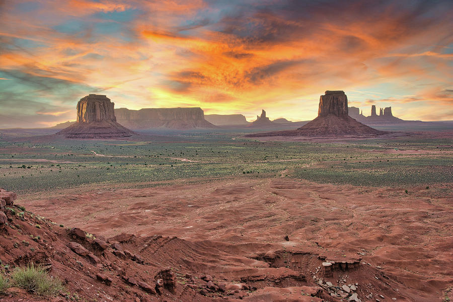 Monument Valley  Photograph by Randall Branham
