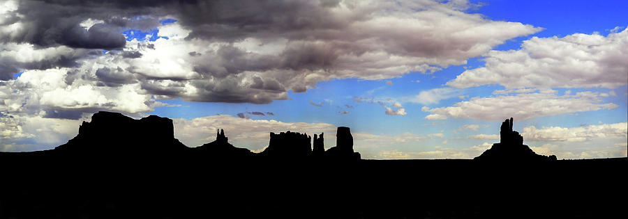 Monument Valley Silhouette Photograph by Don Schimmel