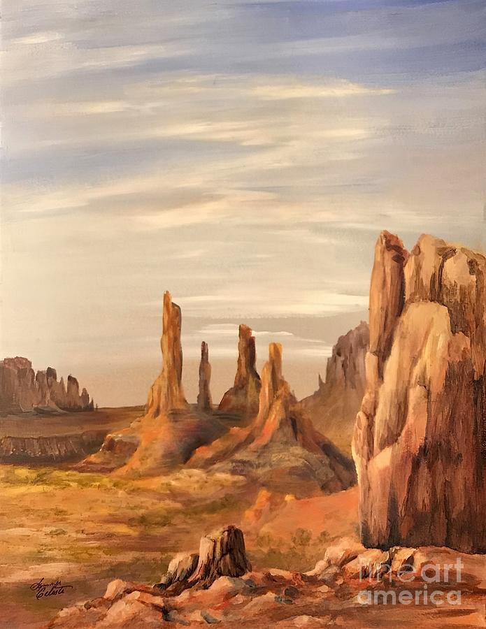 Monument Valley Painting by Summer Celeste