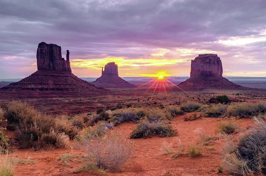 Monument Valley Sunrise Photograph by Eric Albright