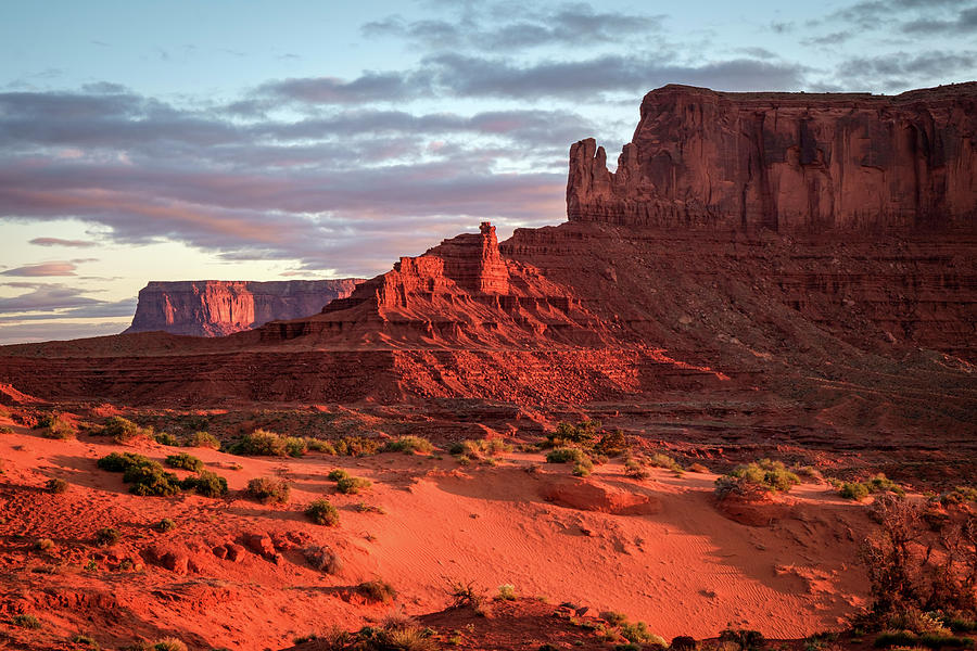 Monument Valley Sunrise Photograph by Mary Lee Dereske