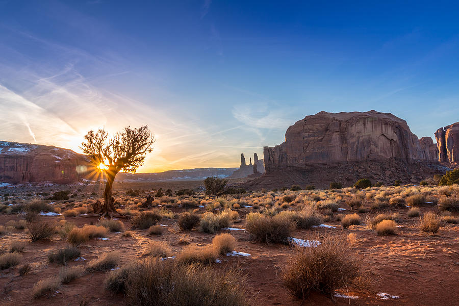 Monument Valley sunset Photograph by Zuki